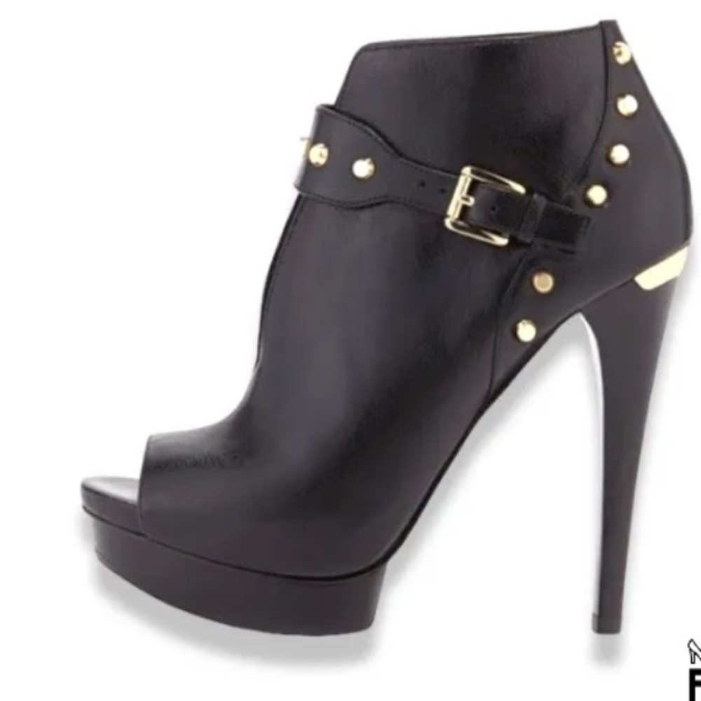 Super sexy Michael Kors Ailee Studded Peep-Toe Bootie - Picture 1 of 16
